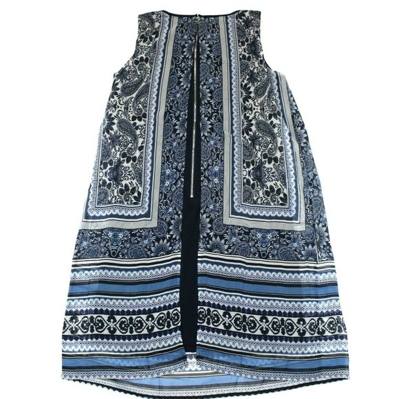 AB Studio Printed Popover Dress - Size 16 - Picture 3 of 5